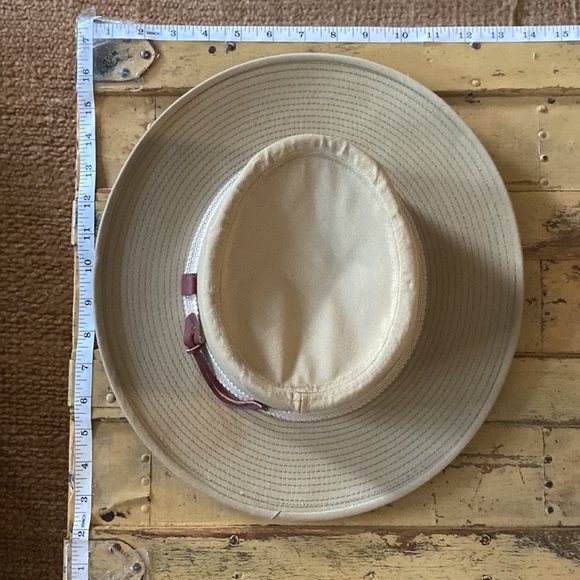 VINTAGE CUSTOM MADE BEE HATS BOHO TAN NEUTRALS VERSATILE SUN HAT M OS UNISEX ? - Picture 3 of 10